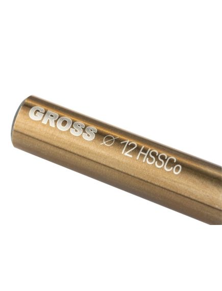 Сверло по металлу 12,0 мм HSS-Co GROSS 72354, фото , изображение 2 - Метэкс