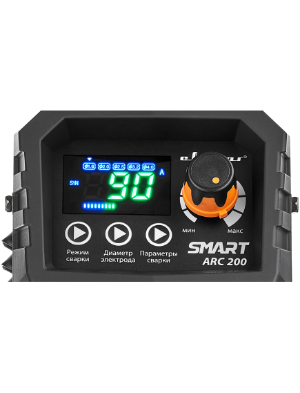 Инвертор сварочный СВАРОГ REAL SMART ARC 200 (Z28303) Black (маска+краги) 00000097886, фото , изображение 4 - Метэкс