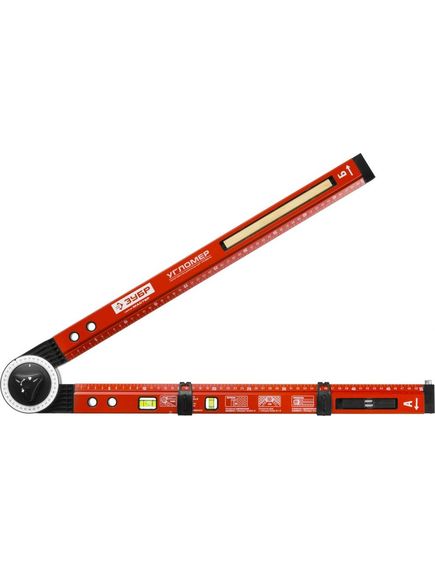 Уровень-угломер складной 500 мм ЗУБР 34740, фото , изображение 2 - Метэкс