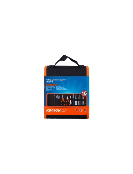 Набор инструмента для точных работ MN-04/16 КРАТОН 21217004, фото , изображение 2 - Метэкс