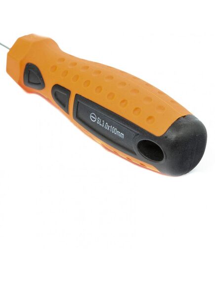 Отвертка SL3 х 100 мм Point 2-х компонентная рукоятка SPARTA 11762, фото , изображение 3 - Метэкс