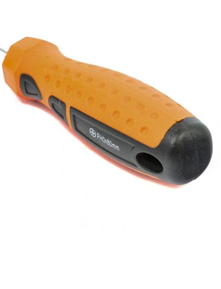 Отвертка PH0 х 80 мм Point 2-х компонентная рукоятка SPARTA 11773, фото , изображение 3 - Метэкс