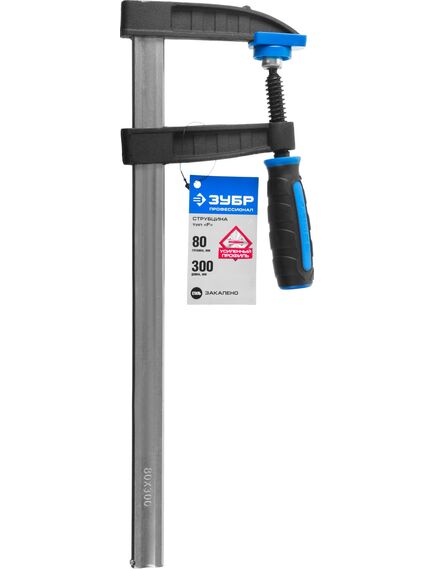 Струбцина тип F 80х300 ЗУБР 32155-080-300, фото , изображение 5 - Метэкс