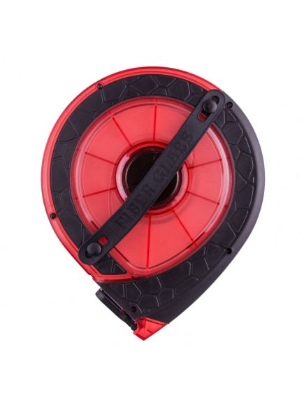 Рулетка геодезическая 50 м х 15 мм фибергласовая лента ПВХ закрытый корпус MATRIX 31272, фото , изображение 3 - Метэкс