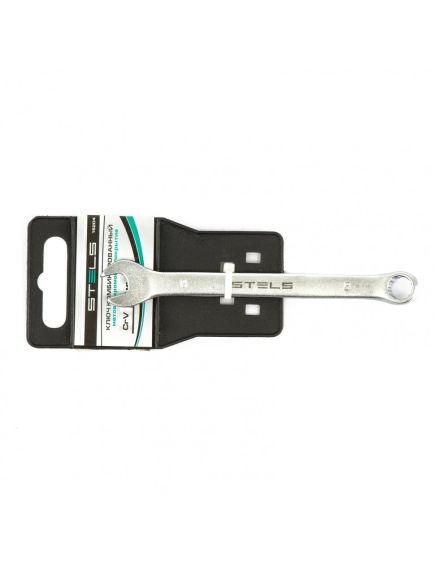 Ключ комбинированный 8 мм матовый хром STELS 15204, фото , изображение 4 - Метэкс
