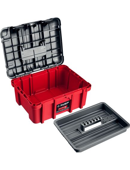 Ящик для инструмента 16" 419 х 327 х 205 мм пластиковый ЗУБР 38132-16_z01, фото , изображение 3 - Метэкс