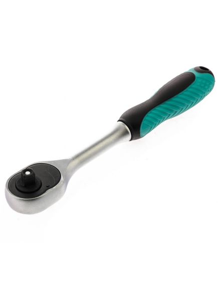 Ключ трещоточный 1/4" 220 мм 72 зуба с быстрым сбросом STELS 14041, фото , изображение 4 - Метэкс