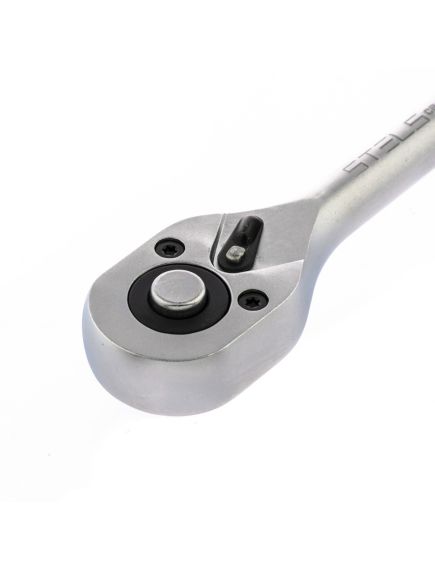 Ключ трещоточный 3/8" 260 мм 72 зуба с быстрым сбросом STELS 14042, фото , изображение 5 - Метэкс