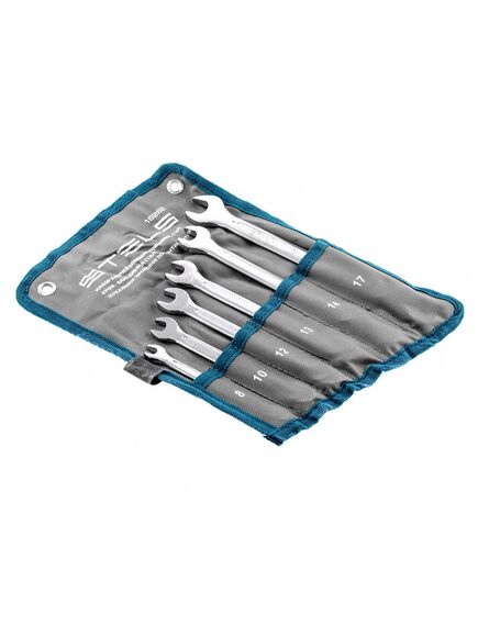 Набор ключей комбинированных 8-17 мм 6 шт антислип STELS 15282, фото , изображение 2 - Метэкс