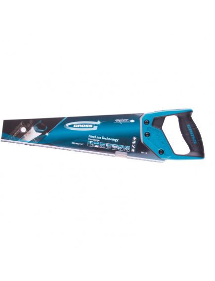 Ножовка по дереву 400 мм 11-12 TPI "PIRANHA" каленый зуб 3D GROSS 24110, фото , изображение 4 - Метэкс