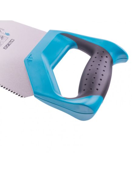 Ножовка по дереву 500 мм 11-12 TPI "PIRANHA" каленый зуб 3D  усиленное полотно GROSS 24117, фото , изображение 3 - Метэкс