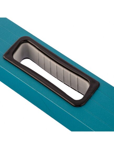 Уровень алюминиевый 1800 мм усиленный с ударопрочными заглушками рукоятки 3 глазка GROSS 34338, фото , изображение 6 - Метэкс