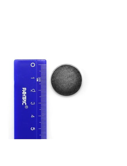 Неодимовый магнит диск 25х5 мм, фото , изображение 2 - Метэкс