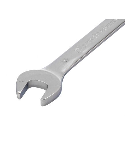 Ключ комбинированный трещоточный 15 мм шарнирный зеркальный хром MATRIX 14828, фото , изображение 2 - Метэкс