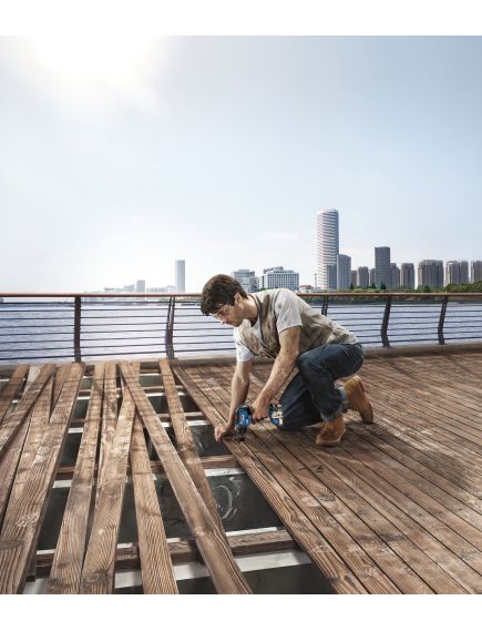 Дрель-шуруповерт аккум. BOSCH б/щ (2 а/б 2А*ч 18В, ЗУ) GSR 18V-50 (06019H5020), фото , изображение 4 - Метэкс