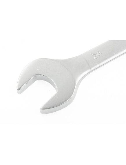 Ключ комбинированный 24 мм матовый хром STELS 15217, фото , изображение 2 - Метэкс