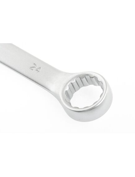 Ключ комбинированный 24 мм матовый хром STELS 15217, фото , изображение 3 - Метэкс