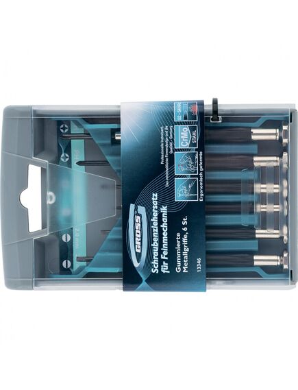 Набор отверток 6 шт для точной механики бокс трансформер GROSS 13346, фото , изображение 4 - Метэкс