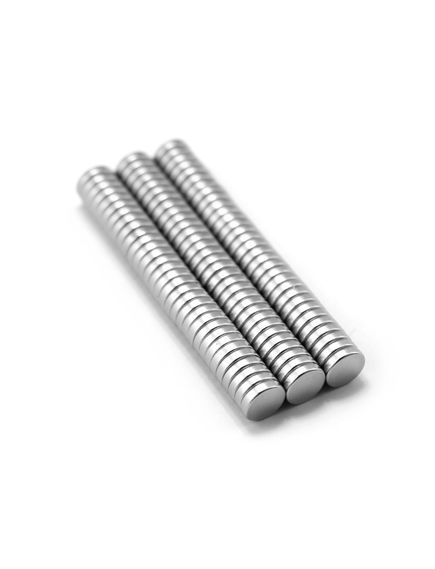 Неодимовый магнит диск 8х2 мм, фото , изображение 3 - Метэкс