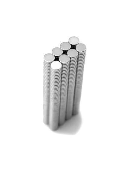 Неодимовый магнит диск 9х2 мм, фото , изображение 4 - Метэкс