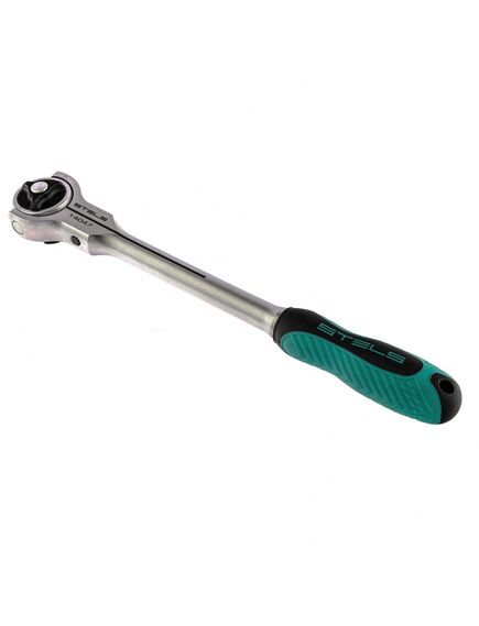 Ключ трещоточный 1/2" 680 мм 72 зуба с быстрым сбросом поворотная голова STELS 14047, фото , изображение 2 - Метэкс