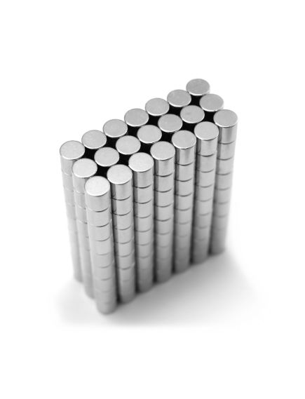 Неодимовый магнит диск 10х10 мм, фото , изображение 2 - Метэкс