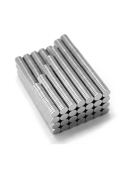 Неодимовый магнит диск 10х2 мм, фото , изображение 3 - Метэкс