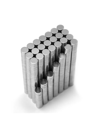 Неодимовый магнит диск 10х2 мм, фото , изображение 4 - Метэкс