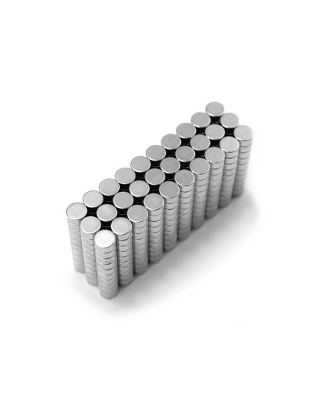 Неодимовый магнит диск 10х4 мм, фото , изображение 3 - Метэкс