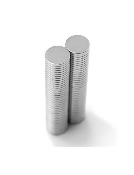 Неодимовый магнит диск 12х2 мм, фото , изображение 3 - Метэкс