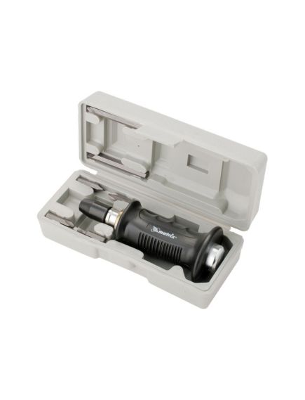 Отвертка ударно-поворотная 1/2" набор бит 6 шт бокс MATRIX 11561, фото , изображение 2 - Метэкс
