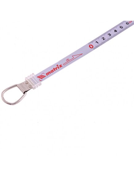 Рулетка геодезическая 20 м х 12,5 мм стальная лента закрытый корпус MATRIX 31280, фото , изображение 4 - Метэкс