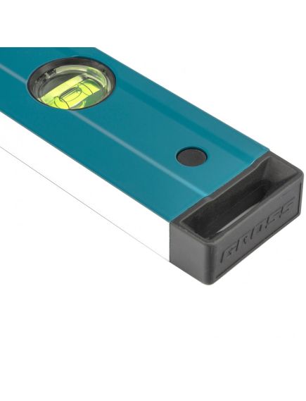 Уровень алюминиевый 1200 мм, фрезерованный, 3 глазка GROSS 34443, фото , изображение 3 - Метэкс