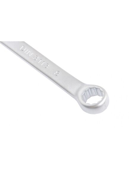 Ключ комбинированный 8 мм матовый хром MATRIX 15104, фото , изображение 3 - Метэкс