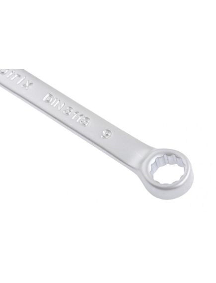 Ключ комбинированный 9 мм матовый хром MATRIX 15105, фото , изображение 2 - Метэкс