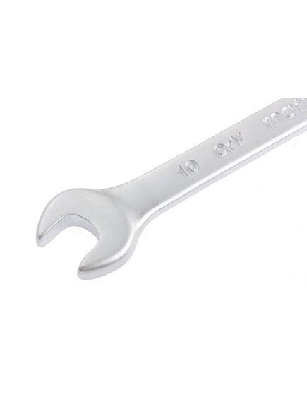 Ключ комбинированный 10 мм матовый хром MATRIX 15106, фото , изображение 2 - Метэкс