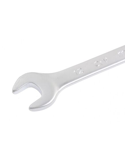 Ключ комбинированный 12 мм матовый хром MATRIX 15108, фото , изображение 2 - Метэкс