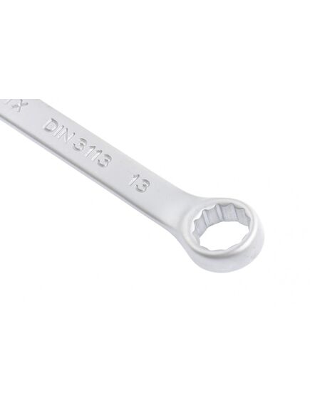 Ключ комбинированный 13 мм матовый хром MATRIX 15109, фото , изображение 2 - Метэкс