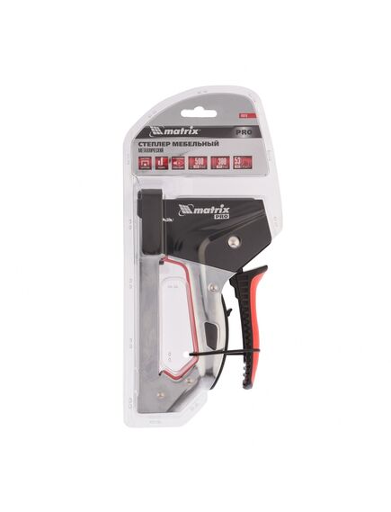 Степлер мебельный стальной тип 53 6-14 мм тип 300 14 мм тип 500 14 мм MATRIX 40918, фото , изображение 6 - Метэкс