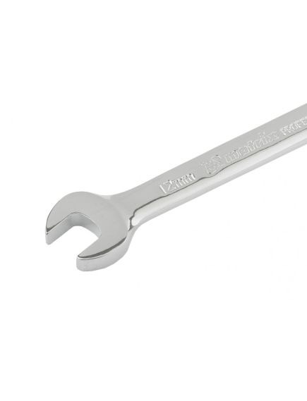 Ключ комбинированный трещоточный 12 мм зеркальный хром MATRIX 14805, фото , изображение 3 - Метэкс