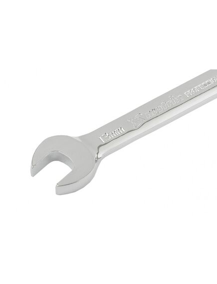 Ключ комбинированный трещоточный 13 мм шарнирный зеркальный хром MATRIX 14865, фото , изображение 2 - Метэкс