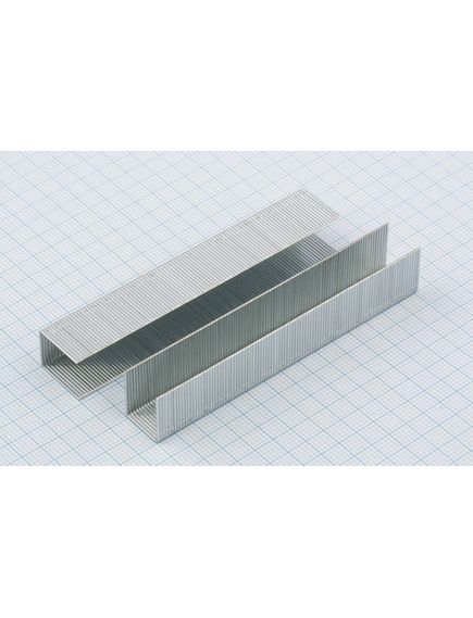 Скобы 14 мм для мебельного степлера усиленные тип 53 1000 шт GROSS 41714, фото , изображение 3 - Метэкс