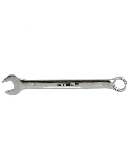 Ключ комбинированный 13 мм матовый хром STELS 15209, фото  - Метэкс
