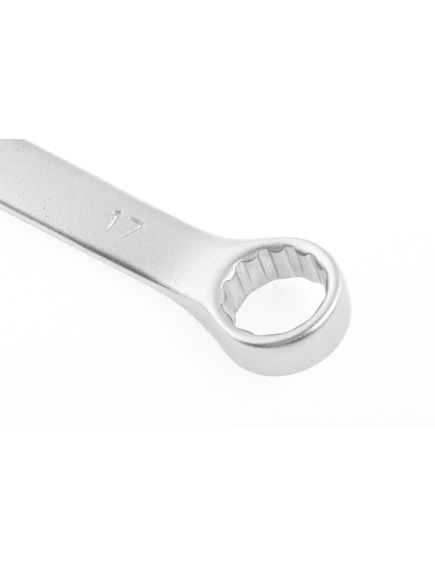 Ключ комбинированный 17 мм матовый хром STELS 15213, фото , изображение 3 - Метэкс