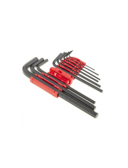 Набор ключей имбусовых 1,5-10 мм HEX 9 шт удлиненные MATRIX 11231, фото , изображение 2 - Метэкс