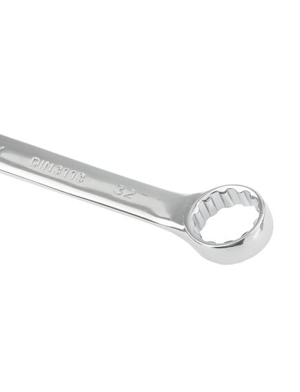Ключ комбинированный 32 мм полированный хром MATRIX 15167, фото , изображение 2 - Метэкс