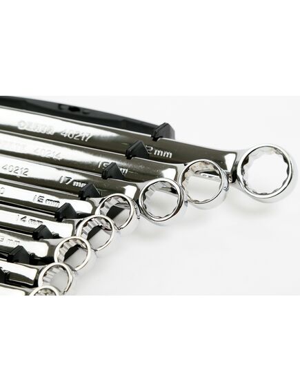 Набор комбинированных ключей 11 предметов SATA 09022, фото , изображение 3 - Метэкс