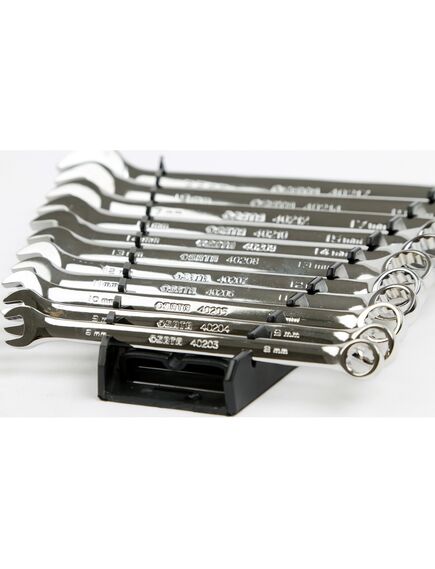 Набор комбинированных ключей 11 предметов SATA 09022, фото , изображение 4 - Метэкс