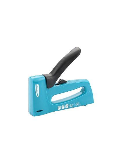 Степлер мебельный 6-16 мм тип скобы 13, 53, 300 пластиковый корпус регулировка удара GROSS 41003, фото , изображение 2 - Метэкс