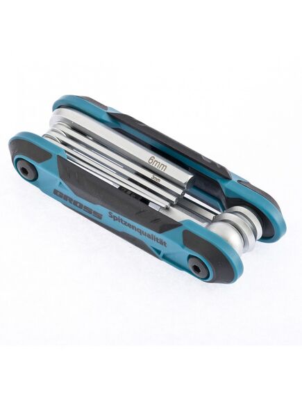 Набор ключей имбусовых 1,5-8 мм HEX 8 шт складные GROSS 16412, фото , изображение 3 - Метэкс